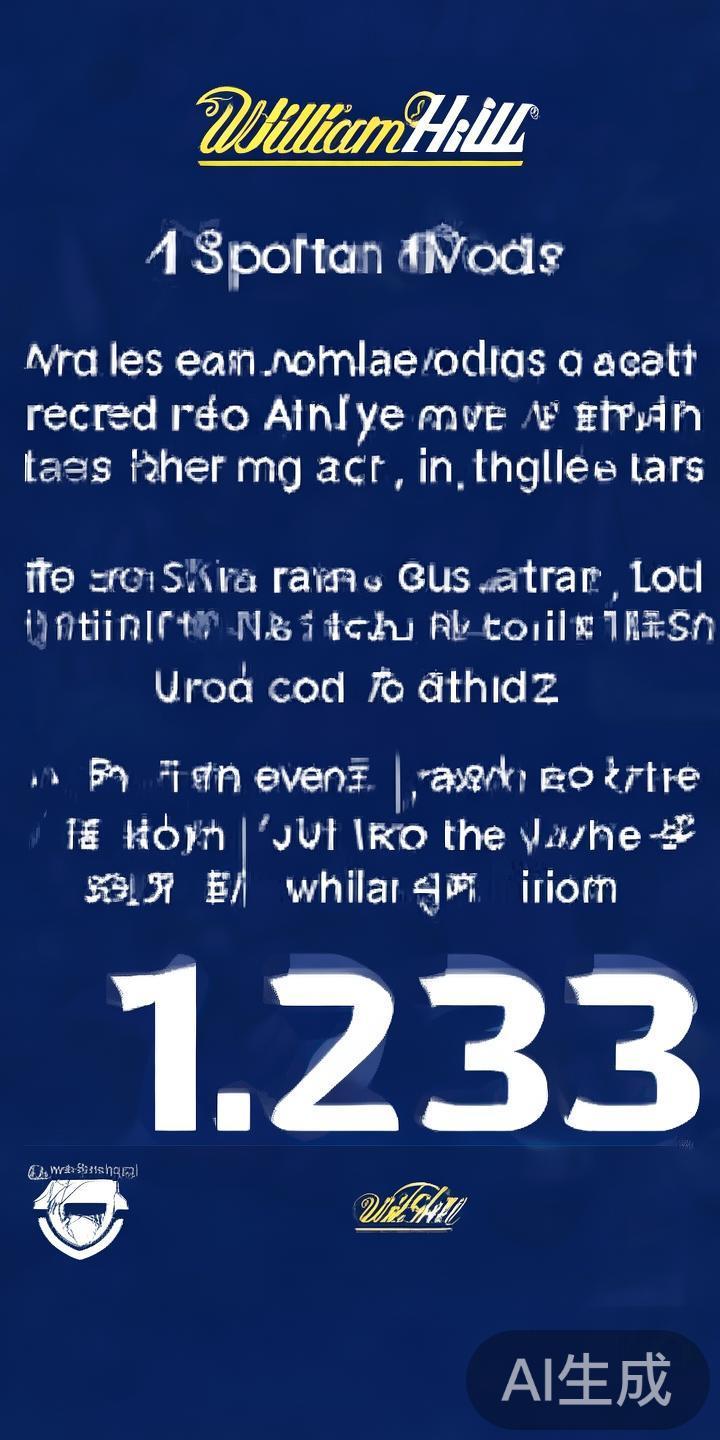 威廉希尔1.33赔率引发热议:比赛走势全面分析 威廉希尔作为世界知名的博彩公司,其赔率设置具有很强